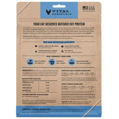 Vital Essentials Cat Freeze Dried Mini Nibs Beef Chicken 8oz.