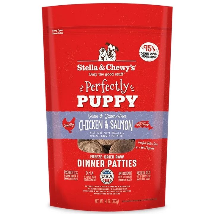Stella And Chewys Dog Freeze Dried Puppy Chicken Salmon 5.5 oz. (Pack of 2)