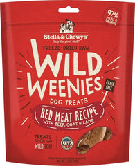 Stella And Chewys Dog Freeze Dried Weenie Red Meat 3.25 oz. (Pack of 2)