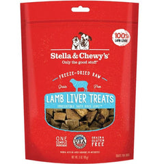 Stella And Chewys Dog Freeze-Dried Treat Lamb Liver 3oz. (Pack of 2)