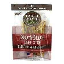 Earth Animal No Hide Beef Chews Dog Treats; 10 Pack - Small (Pack of 2)