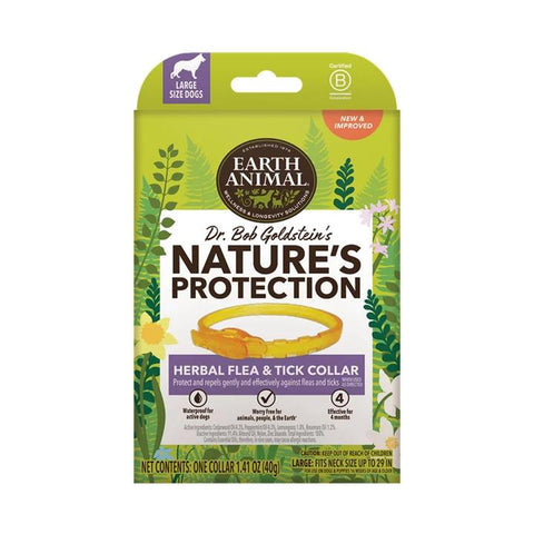 Earth Animal Herbal Flea And Tick Collar For Large Dogs (Pack of 2)