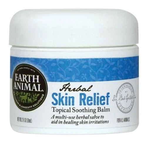Earth Animal Herbal Skin Relief Topical Balm For Dogs And Cats 2oz. (Pack of 2)