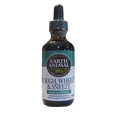 Earth Animal Cough And Wheeze Dog Supplement 2oz. (Pack of 2)