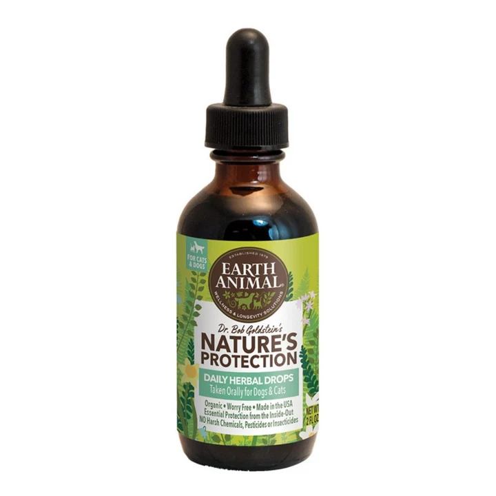 Earth Animal Flea And Tick Program Herbal Drops For Dogs 2oz. (Pack of 2)