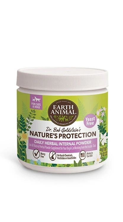 Earth Animal Flea And Tick Program Daily Internal Powder For Dogs 8oz. Yeast Free (Pack of 2)