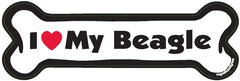 I Love My Beagle - Bone Magnet