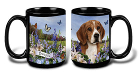 Beagle - Garden Party Fun Mug 15 oz