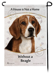 Beagle A House Is Not A Home - Garden Flag