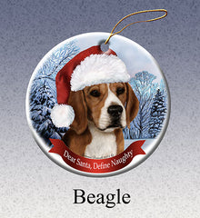 Beagle - Dear Santa, Define Naughty Ornament
