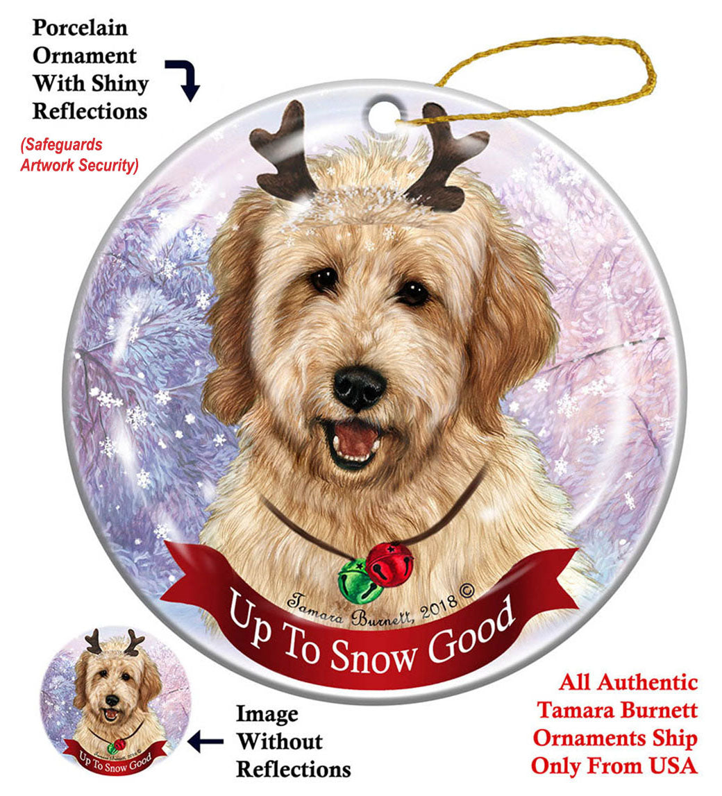 Goldendoodle - Up To Snow Good Ornament