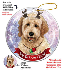 Goldendoodle - Up To Snow Good Ornament