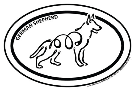 German Shepherd - K-Line Euro Magnet
