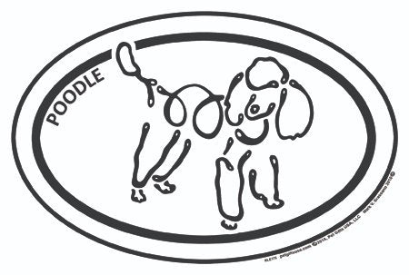 Poodle - K-Line Euro Magnet