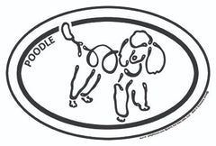 Poodle - K-Line Euro Magnet