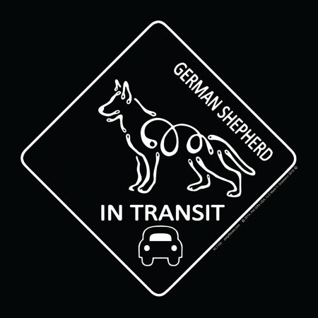 German Shepherd - K-Line In Transit Magnet