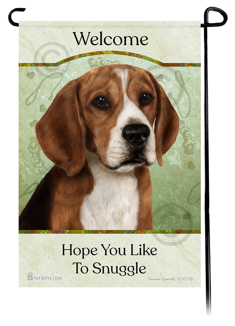 Beagle Hope You Like To Snuggle Flag