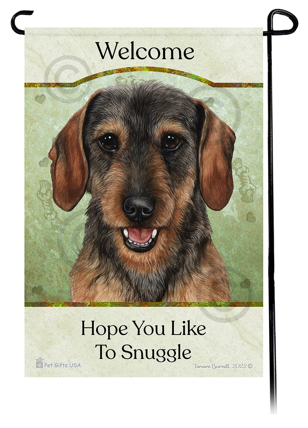 Dachshund Wire Haired Wild Boar Hope You Like To Snuggle Flag