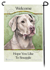 Labrador Silver American Hope You Like To Snuggle Flag
