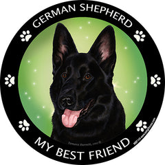 German Shepherd (Black) - My Best Friends Magnet