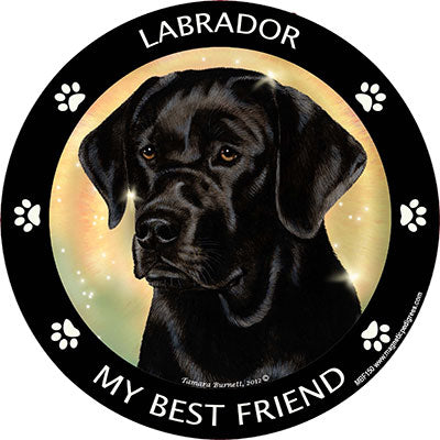 Labrador Retriever (Black) - My Best Friends Magnet