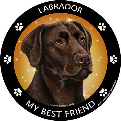 Labrador Retriever (Chocolate) - My Best Friends Magnet