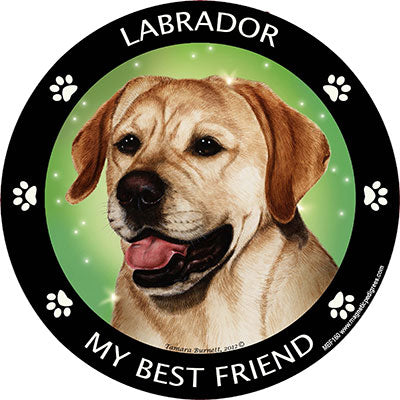 Labrador Retriever (Yellow) - My Best Friends Magnet