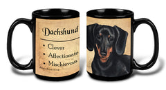 Dachshund Black and Tan Style 2 - My Faithful Friends Mug 15 oz