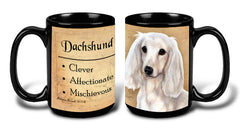 Dachshund Longhaired White - My Faithful Friends Mug 15 oz