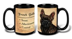 French Bulldog Brindle - My Faithful Friends Mug 15 oz