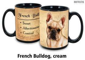 French Bulldog (Cream) - My Faithful Friends Mug 15 oz