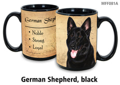 German Shepherd (Black) - My Faithful Friends Mug 15 oz