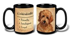 Goldendoodle Red - My Faithful Friends Mug 15 oz