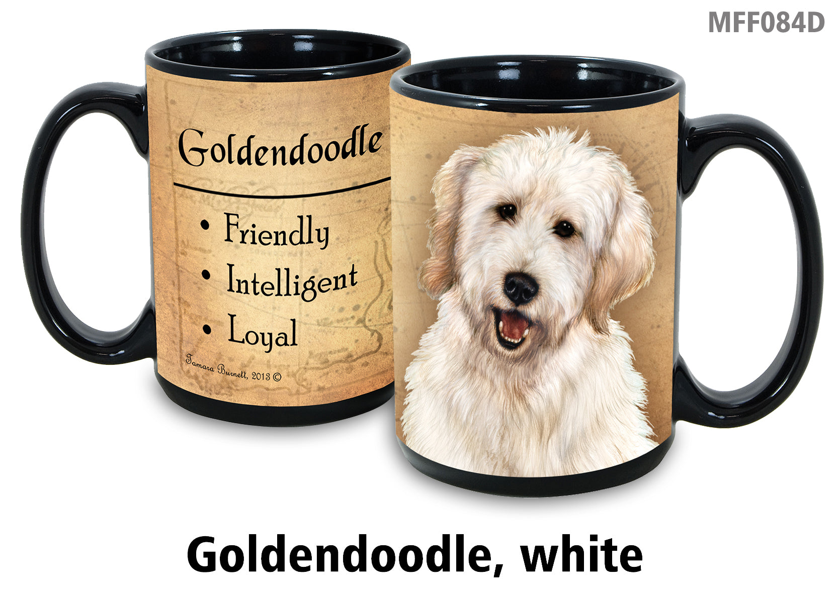 Goldendoodle White - My Faithful Friends Mug 15 oz