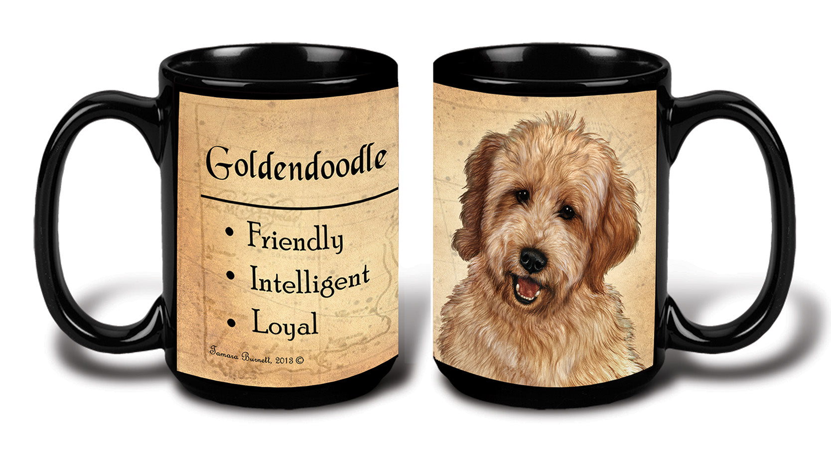 Goldendoodle Apricot - My Faithful Friends Mug 15 oz
