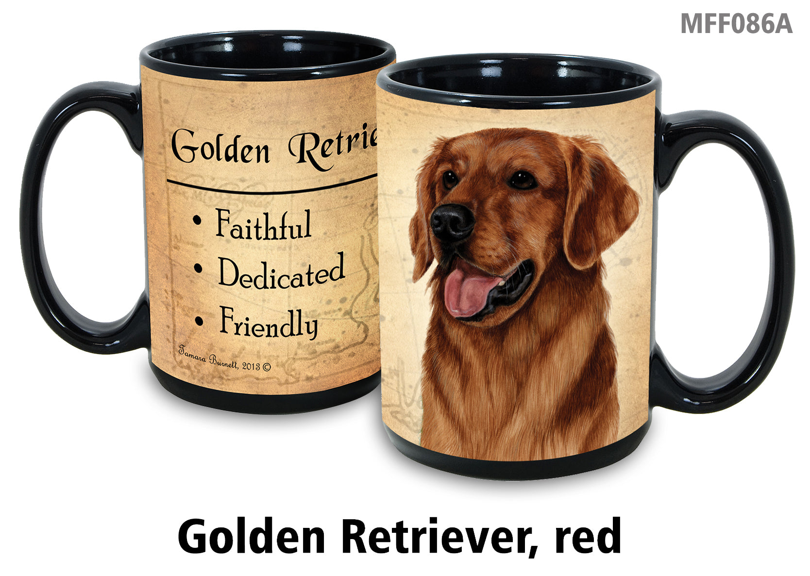 Golden Retriever Red - My Faithful Friends Mug 15 oz