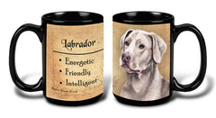 Labrador Retriever (American) Silver - My Faithful Friends Mug 15 oz