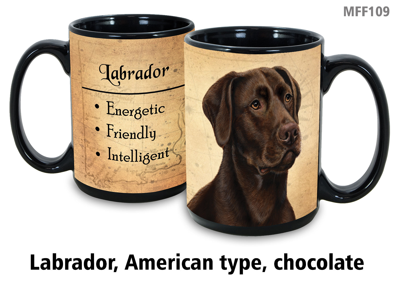 Labrador Retriever (Chocolate) - My Faithful Friends Mug 15 oz