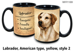 Labrador Retriever (American) Yellow - My Faithful Friends Mug 15 oz