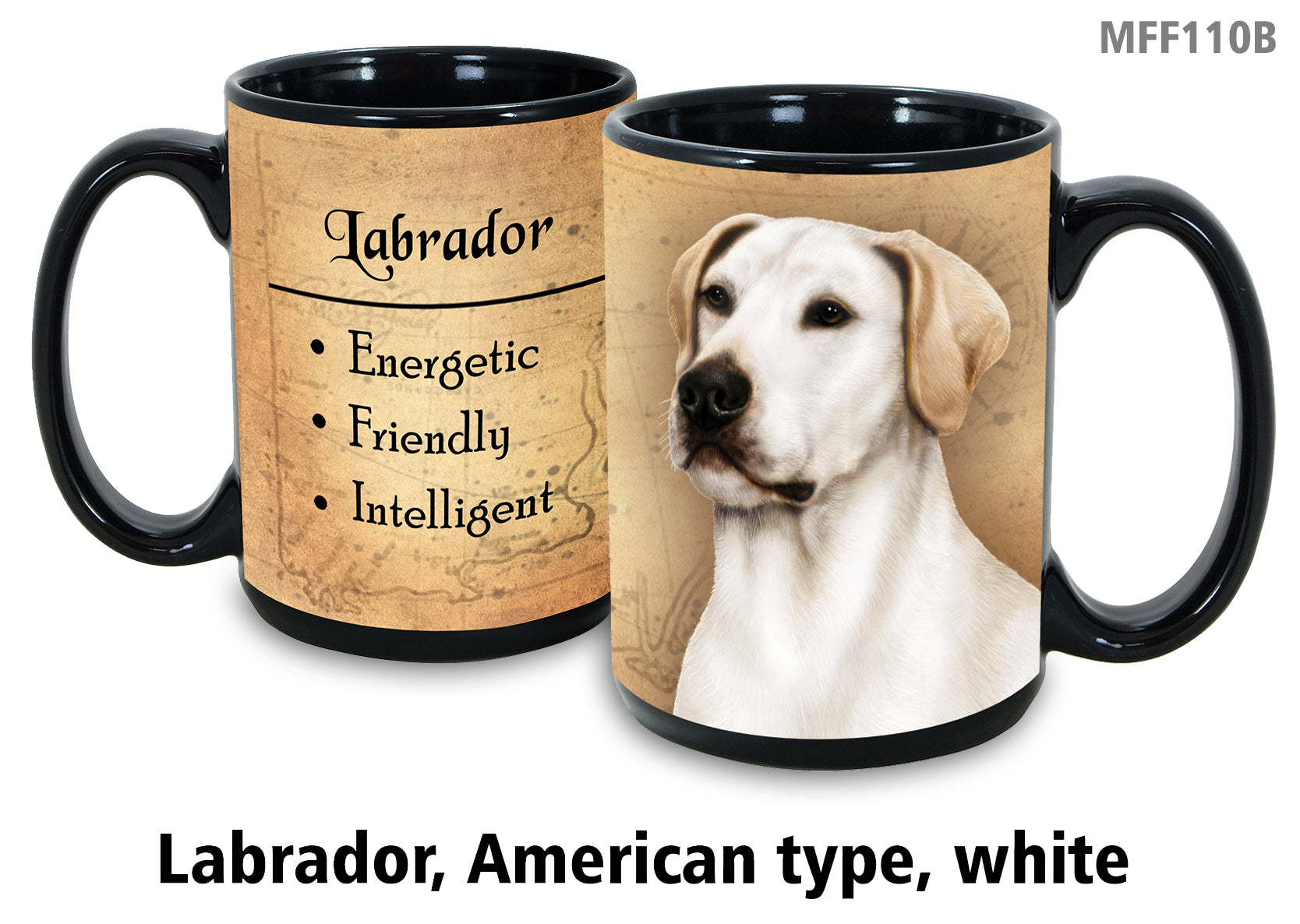 Labrador Retriever (American) White - My Faithful Friends Mug 15 oz