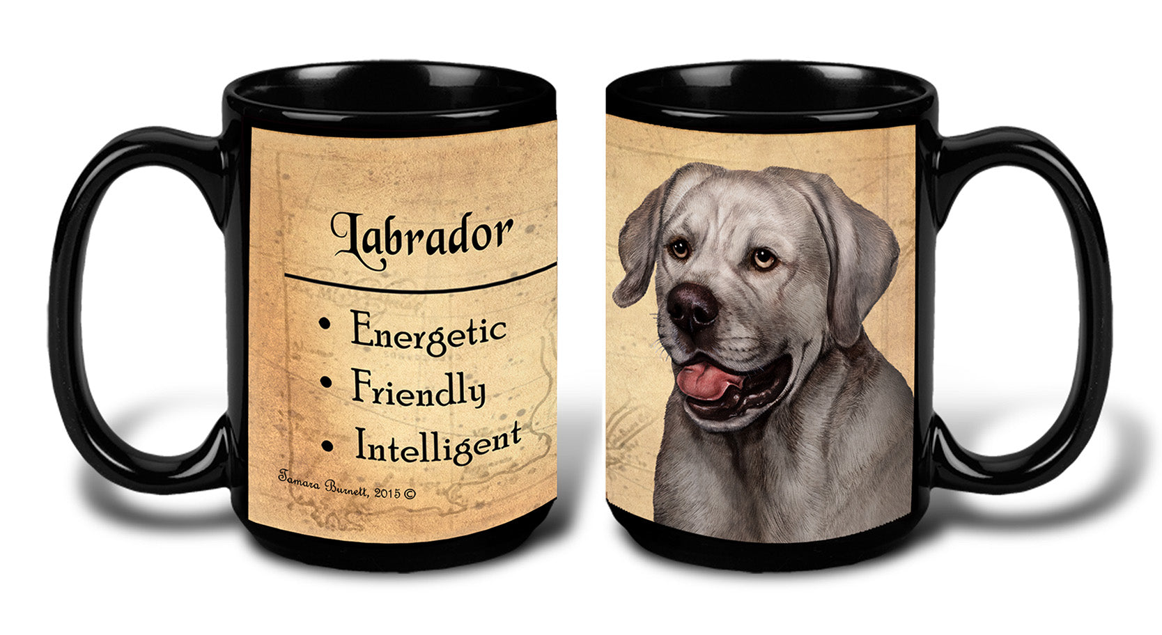 Labrador Retriever (Silver) - My Faithful Friends Mug 15 oz