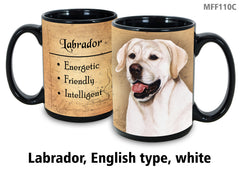 Labrador Retriever (English) White - My Faithful Friends Mug 15 oz