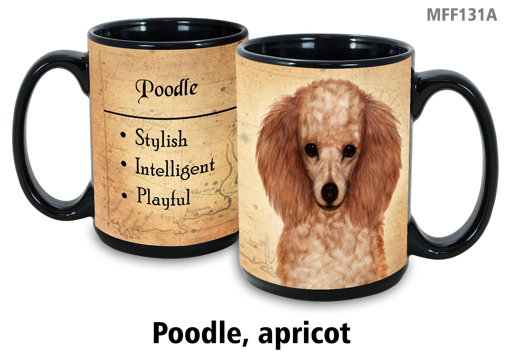 Poodle (Apricot) - My Faithful Friends Mug 15 oz