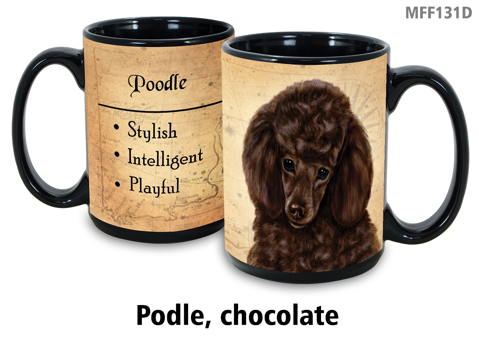 Poodle Chocolate - My Faithful Friends Mug 15 oz