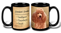 Poodle Standard (Apricot) - My Faithful Friends Mug 15 oz