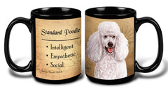 Poodle Standard (White) - My Faithful Friends Mug 15 oz