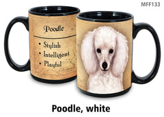 Poodle (White) - My Faithful Friends Mug 15 oz