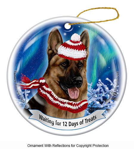 German Shepherd Sable Series 5 Christmas Ornament