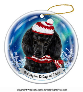 Poodle Black Series 5 Christmas Ornament
