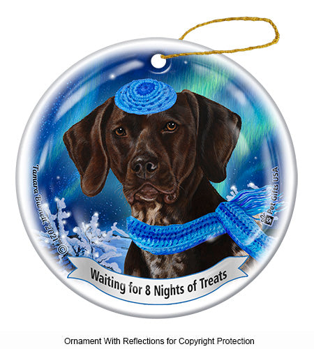 German Short Hair Series 5 Hanukkah Ornament